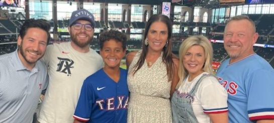 Bare Dermatology Group Photo - Texas Rangers Game