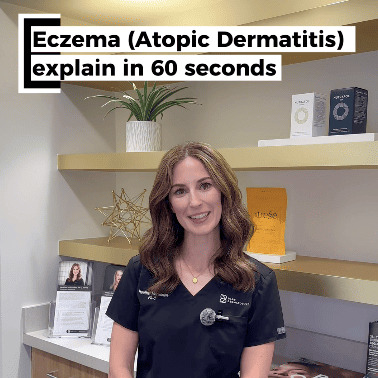 Eczema (Atopic Dermatitis) explained in 60 seconds